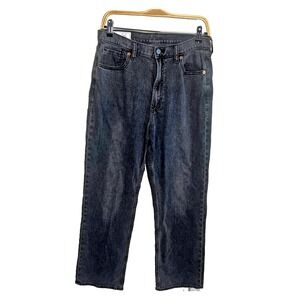 Gap Jeans Women 30/10R Charcoal Gray‎ 90s Loose High Rise Stretch Baggy Denim